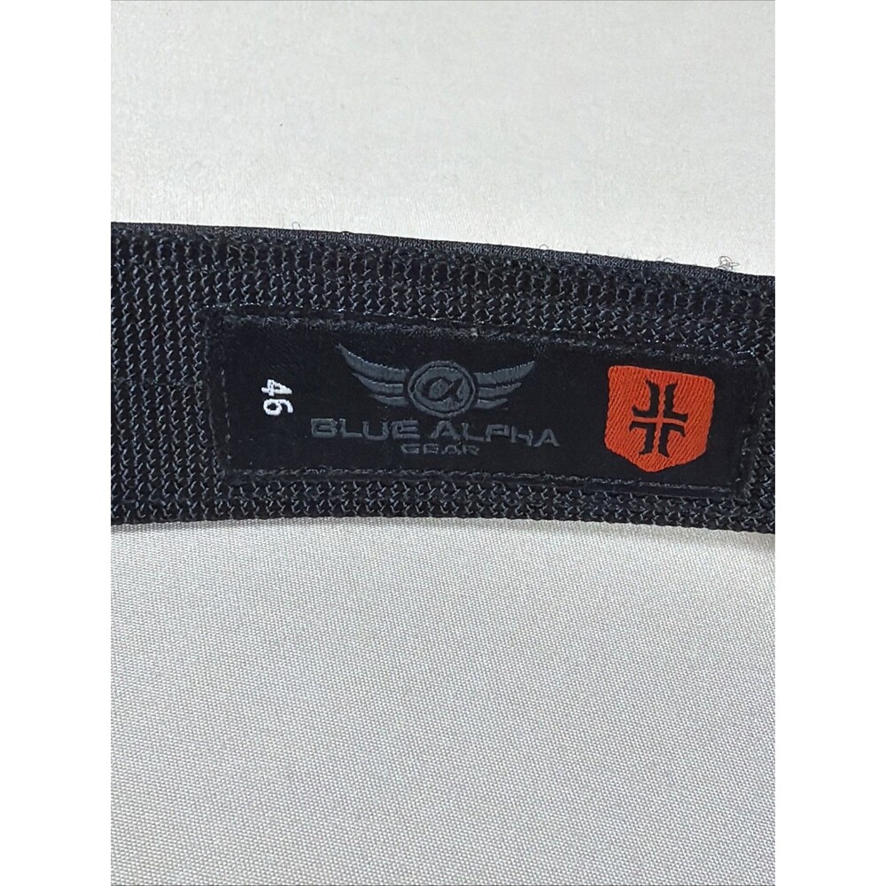 Blue Alpha Gear Warrior Poet Society Inner / EDC Battle Belt Black Size 46